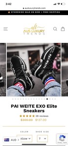 pai weite exo elite sneakers